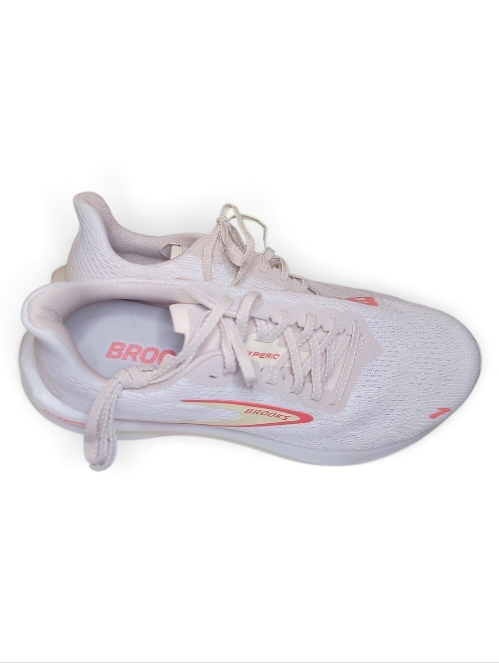 Brooks Hyperion Running Shoes - Light Pink/Cream - Picture 6 of 7